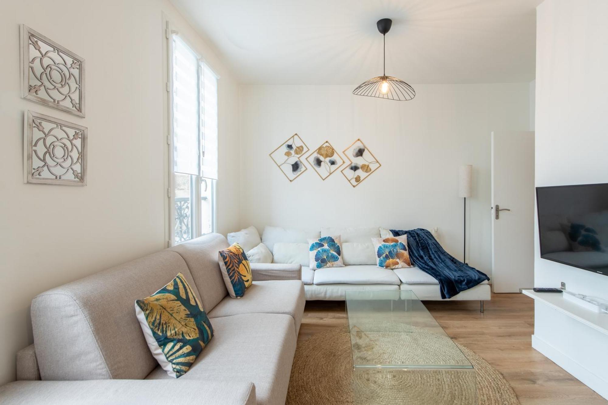 Spacious And Bright 2-Bedroom Large Apartment Very Close To Paris - Near Metro Boulogne-Billancourt Buitenkant foto