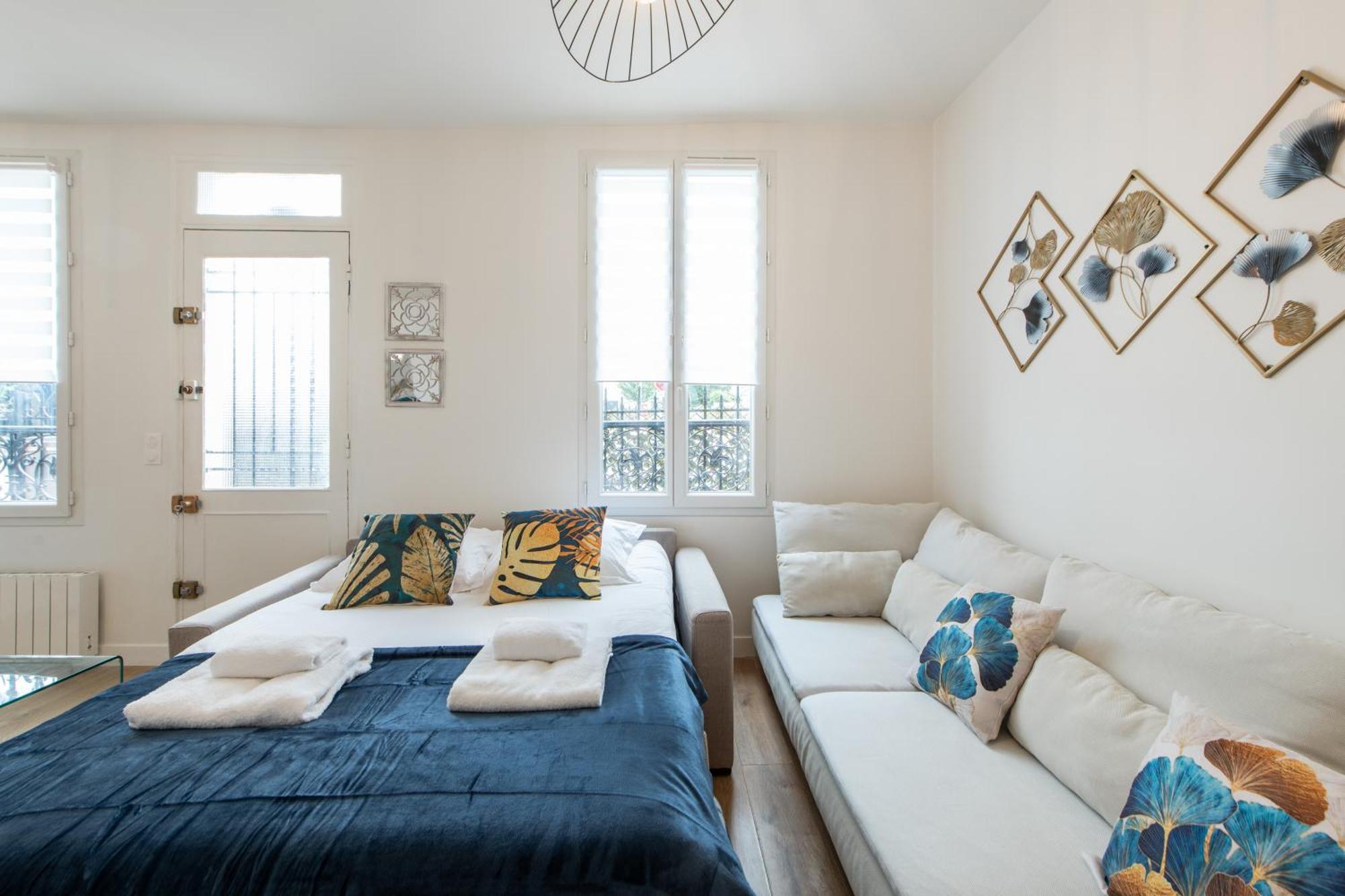 Spacious And Bright 2-Bedroom Large Apartment Very Close To Paris - Near Metro Boulogne-Billancourt Buitenkant foto